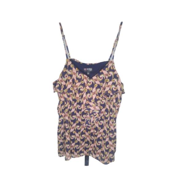 5/$25 The Webster Miami at Target Adj Strappy Flowy Top Size Large - Picture 2 of 9